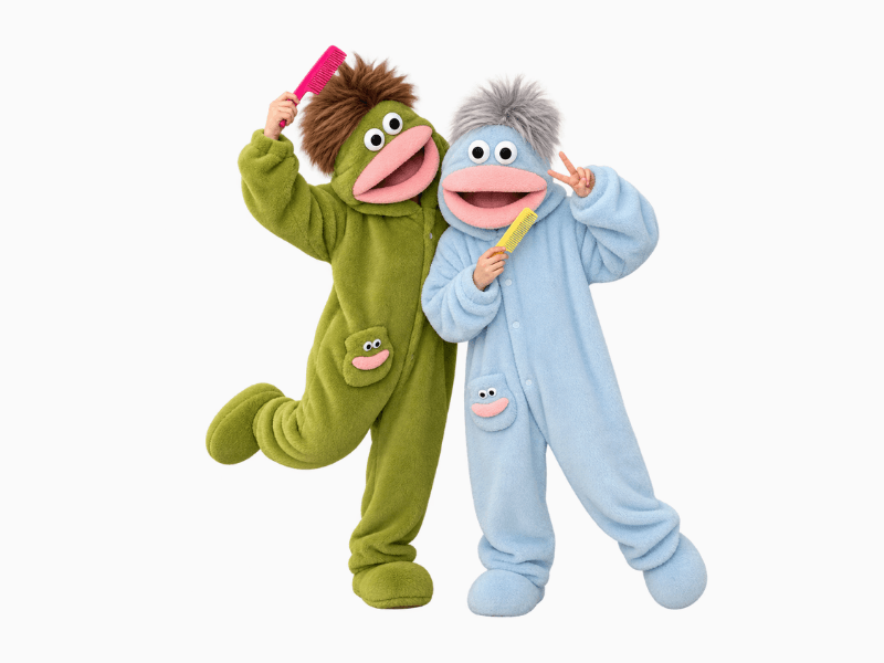 Matching Monster Onesie Halloween Costumes for Adults and Kids